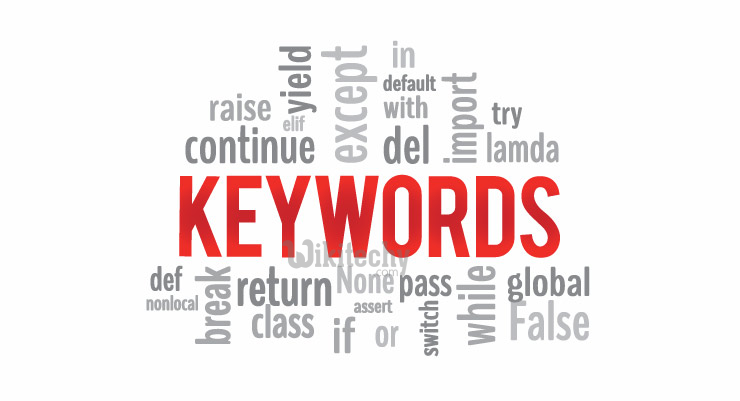  python keywords